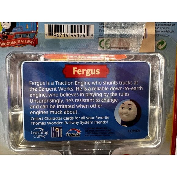 NWT Fergus Thomas Wooden Railway Train NOS Learning Curve Traction Engine 2005 - Picture 9 of 16